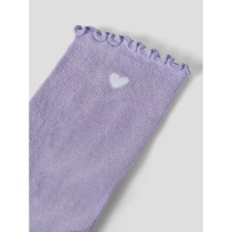 NAME IT Nkfbennedetta Sock - Lavender Gray